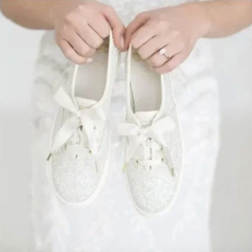Keds X Kate Spade New York Triple Glitter Sneakers